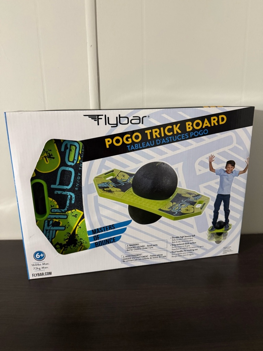 Pogo Trick Board in Lime Green
